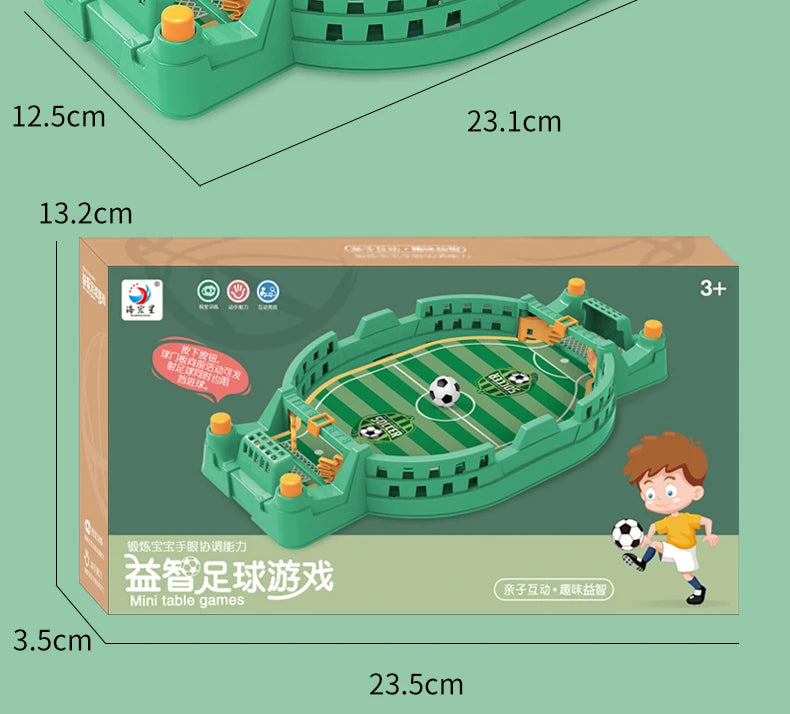 Football Table Mini Tabletop Interactive Game, Soccer Tabletops Competition Sports Games Desktop Catapult Toys for Family Game