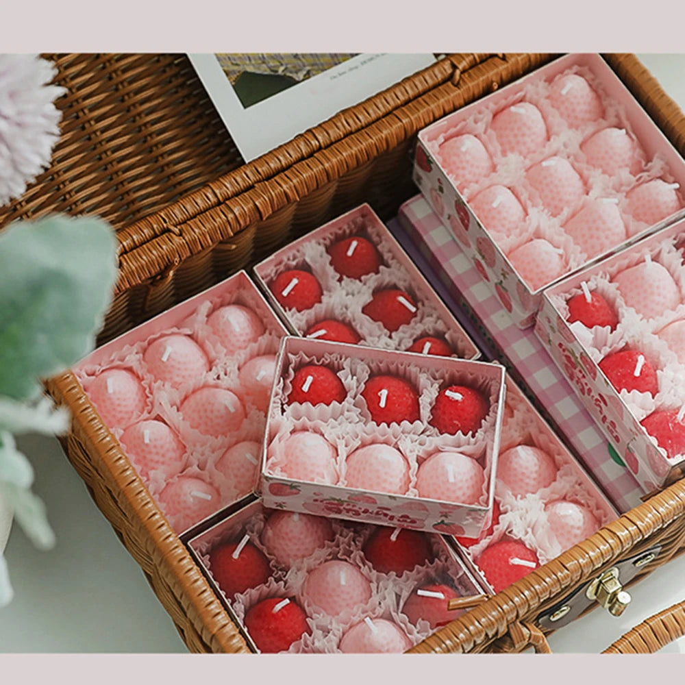 Strawberry Soy Wax Scented Candles