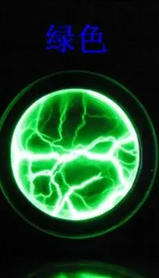 Plasma Plate Disk – 6 Inch Magic Lightning Ball Glow Disk (Mix Colors)