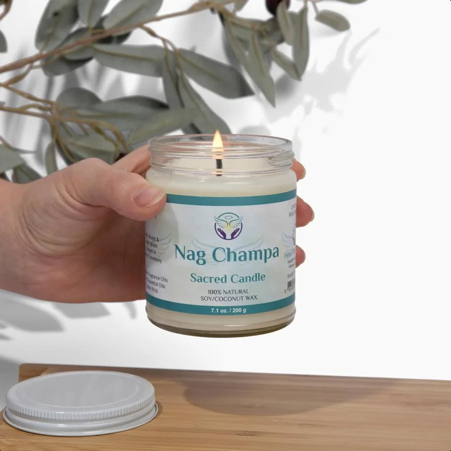 White Sage Candle – Chakra Healing & Energy Cleansing Aromatherapy