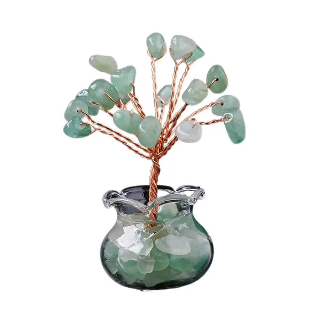 Mini Crystal Chakra Tree – Natural Gemstone Healing Ornament