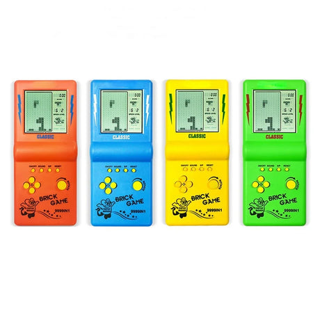 Portable Brick Game Handheld Console – Classic Electronic Game