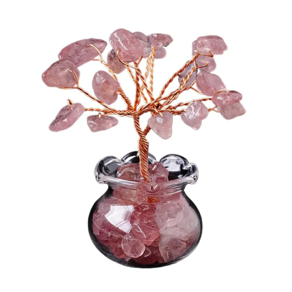 Mini Crystal Chakra Tree – Natural Gemstone Healing Ornament
