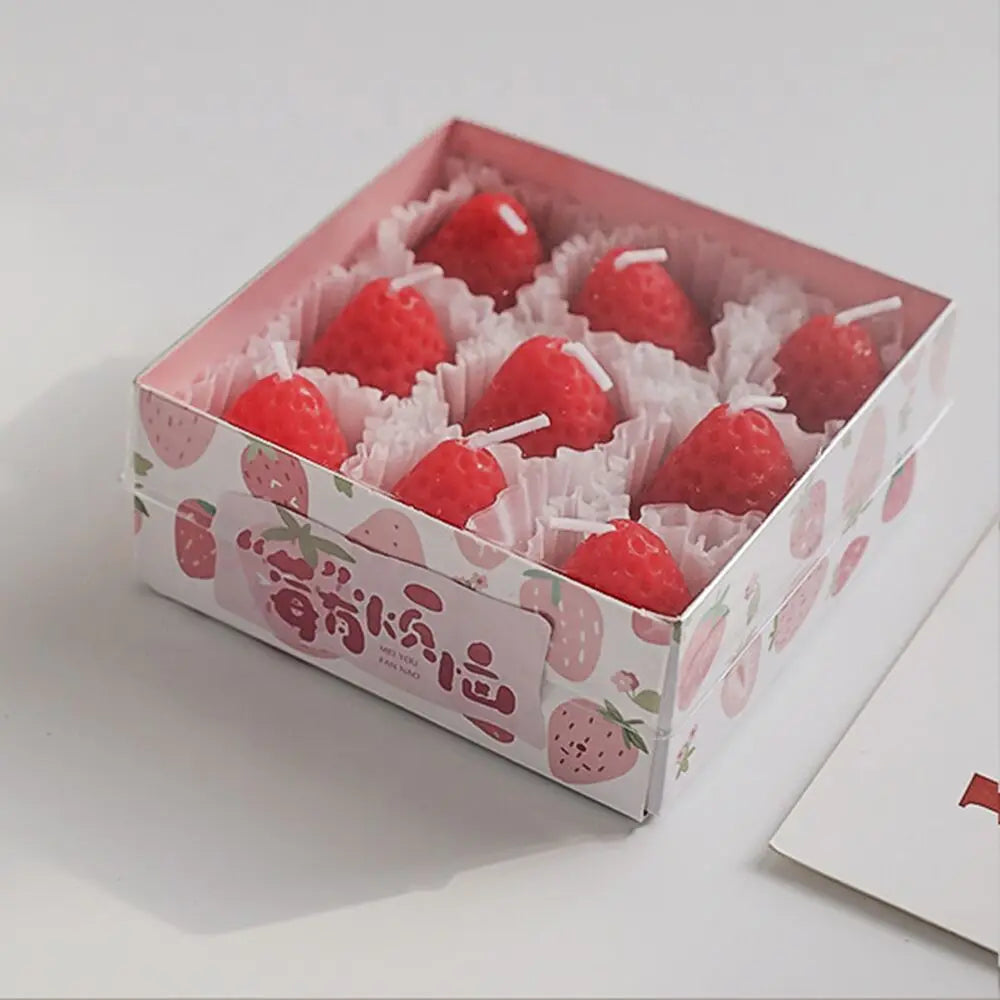 Strawberry Soy Wax Scented Candles
