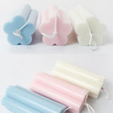 Plum Blossom Candle Mold – Clear Plastic Column Mold for Candle Making