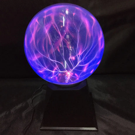 Magic Plasma Ball — Touch-Activated Lightning Globe