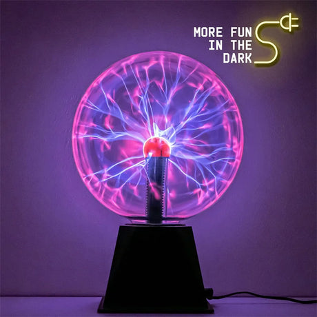 Magic Plasma Ball Lamp – Touch-Activated LED Light (3-inch)