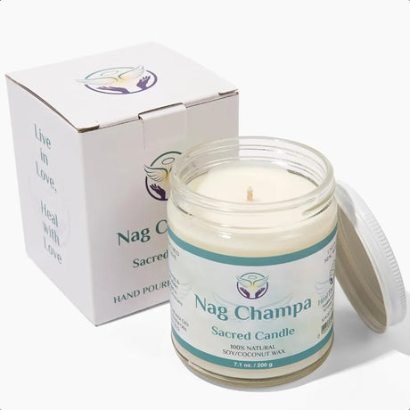 White Sage Candle – Chakra Healing & Energy Cleansing Aromatherapy