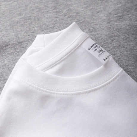 9.9oz 280gsm High Qualtity Oversized Heavy T-shirt for Men Short Sleeve Tee Cotton Solid Color Trend Leisure Green White Black