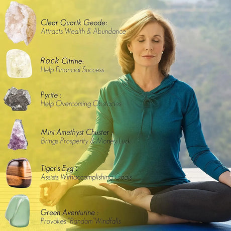 Spiritual Crystals Gift Set – Financial Abundance Collection