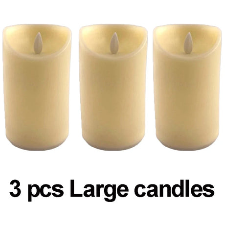 Flameless LED Candle – Warm Glow for Home & Festive Decor