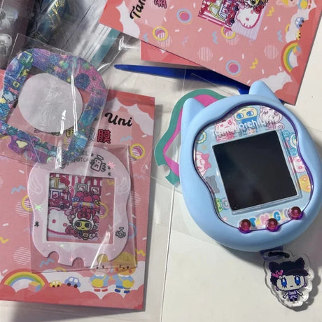 Sanrio Tamagotchi Uni Faceplate – Kawaii Silicone Protective Sticker for Tamagotchi Devices