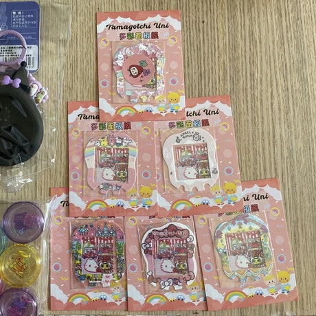 Sanrio Tamagotchi Uni Faceplate – Kawaii Silicone Protective Sticker for Tamagotchi Devices