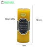 Flameless Pillar Candles – Black, Red & Yellow Scented Soy Wax Candles for Prayer, Church, or Home Aromatherapy