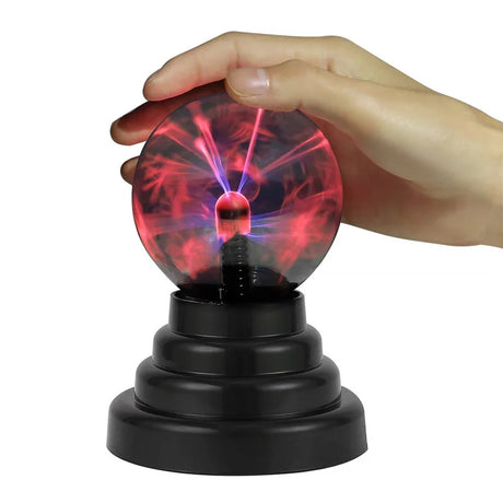 Magic Plasma Ball Lamp – Touch-Activated LED Light (3-inch)