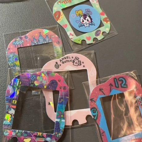 Sanrio Tamagotchi Uni Faceplate – Kawaii Silicone Protective Sticker for Tamagotchi Devices