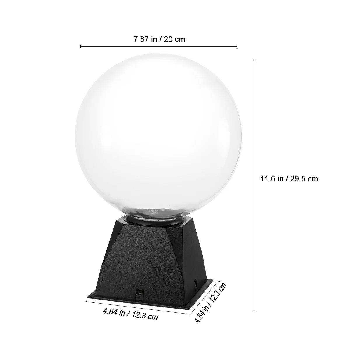 8 Inch Voice Control Plasma Ball Interactive Toy Educational Globe Commercial Lighting Electric Ball Plasma Lamp Static