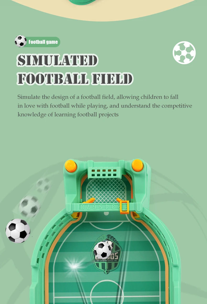 Football Table Mini Tabletop Interactive Game, Soccer Tabletops Competition Sports Games Desktop Catapult Toys for Family Game