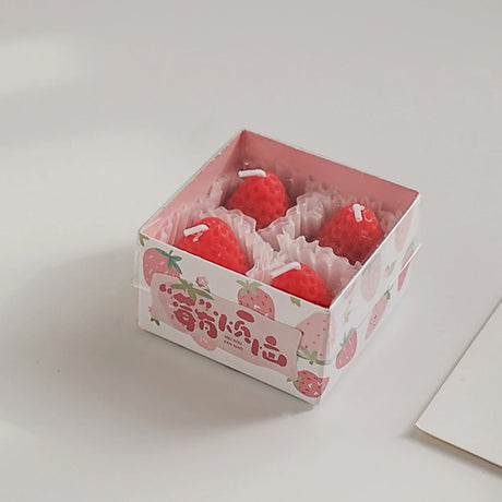 Strawberry Soy Wax Scented Candles