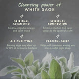 7oz White Sage Candle – Cleansing, Meditation, and Aromatherapy