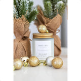 White Sage Scented Candle – 8 oz, 45-Hour Burn, Natural Soy with Wood Wick