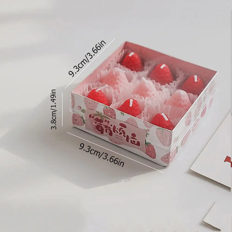 Strawberry Soy Wax Scented Candles