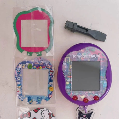 Sanrio Tamagotchi Uni Faceplate – Kawaii Silicone Protective Sticker for Tamagotchi Devices