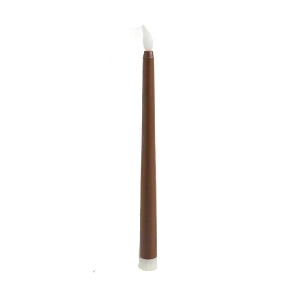 LED Flameless Taper Candle – Safe Decorative Candle for Temples, Home, and Special Occasions