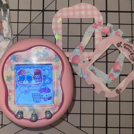 Sanrio Tamagotchi Uni Faceplate – Kawaii Silicone Protective Sticker for Tamagotchi Devices