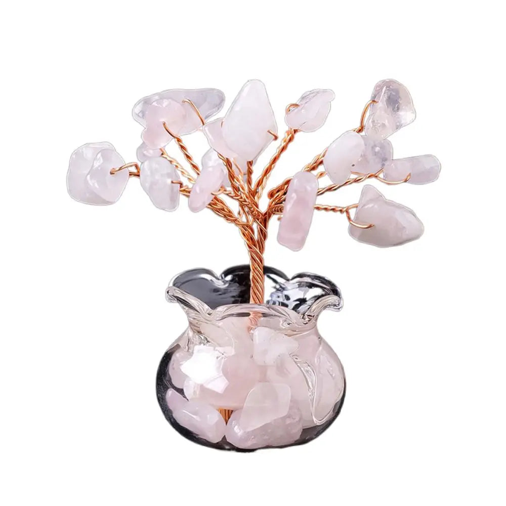 Mini Crystal Chakra Tree – Natural Gemstone Healing Ornament