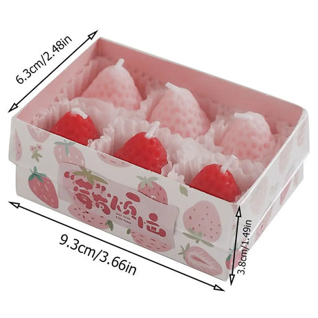 Strawberry Soy Wax Scented Candles