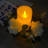 Flameless LED Candle – Warm Glow Decorative Light for Home, Ramadan, Eid, and Party Decor