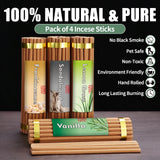 Handmade Incense Stick Set – Long-Lasting Aromas for Deep Relaxation
