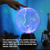 8 Inch Voice Control Plasma Ball Interactive Toy Educational Globe Commercial Lighting Electric Ball Plasma Lamp Static