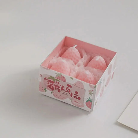 Strawberry Soy Wax Scented Candles