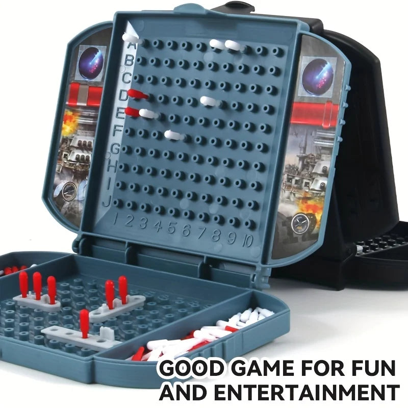 Two Player Black Battleship Naval Battle Board Game