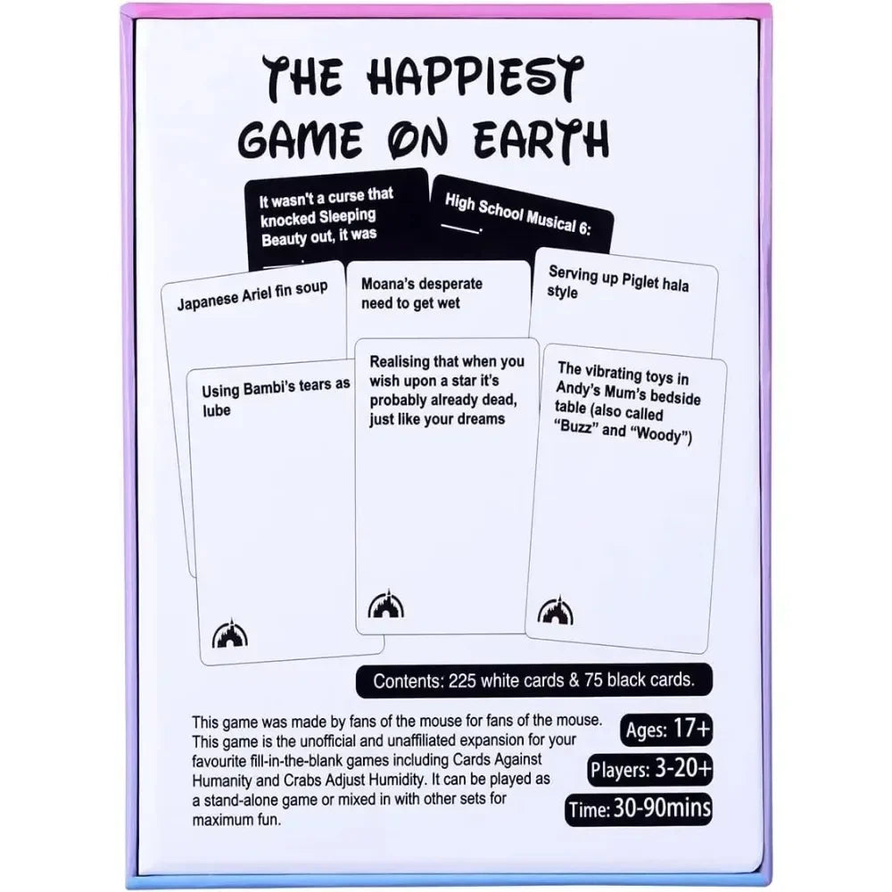 The Happiest Game ON Earth Card Games for Adults and Family, Party Games for Game Night Board Game