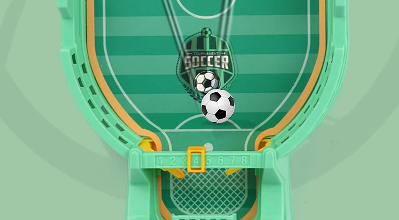 Football Table Mini Tabletop Interactive Game, Soccer Tabletops Competition Sports Games Desktop Catapult Toys for Family Game