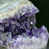 Amethyst Geode Sphere – Natural Open Crystal Ball – view 6