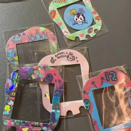 Sanrio Tamagotchi Uni Faceplate – Kawaii Silicone Protective Sticker for Tamagotchi Devices