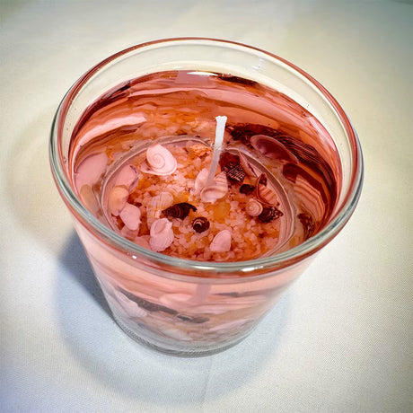 Ocean Gel Crystal Candle – Handmade Soy Wax Cup – view 5