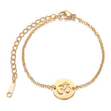 Seven Chakra Sun & Yin Yang Bracelet – Titanium Steel – view 4