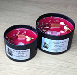 Deity Candles Infused with Crystals and Herbs, Witchcraft, Spirituality, Manifestation, Homemade Handcrafted, Hecate, Lucifer, Medusa, Loki