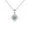 925 Silver Moissanite Necklace Silver Destiny Moissanite Pendant