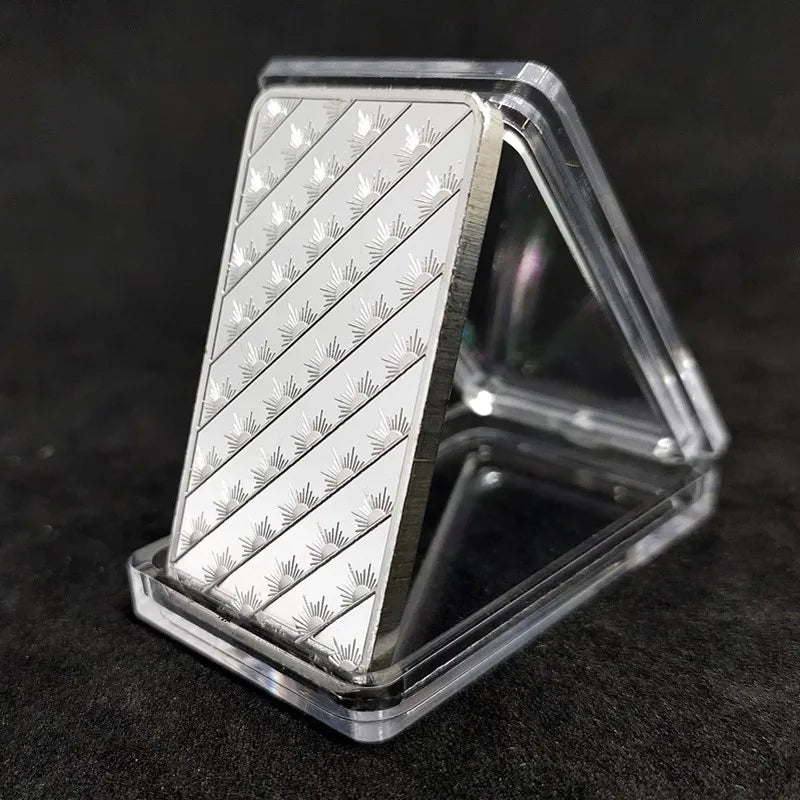 1 Oz American Sunshine Minting Silver Bar Silver Bullion Bar Commemorative Silver Coins Collection