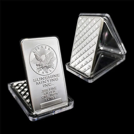 1 Oz American Sunshine Minting Silver Bar Silver Bullion Bar Commemorative Silver Coins Collection