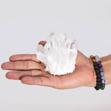 Crafted Quartz Cluster – Clear Quartz 339g