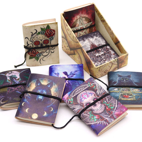 Assorted Gothic Notebooks – 7x10cm (Leather Pocket Journals)