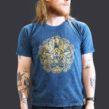 Large Stone Washed T-Shirt - Hamsa