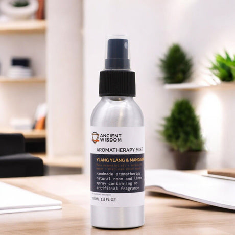 Ylang Ylang & Mandarin Essential Oil Mist - 100ml Aromatherapy Spray